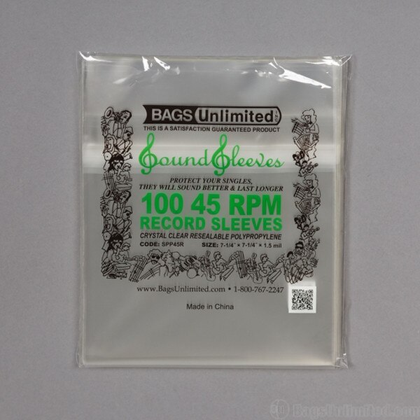 45 Record OUTER Sleeve Snug Fit wit